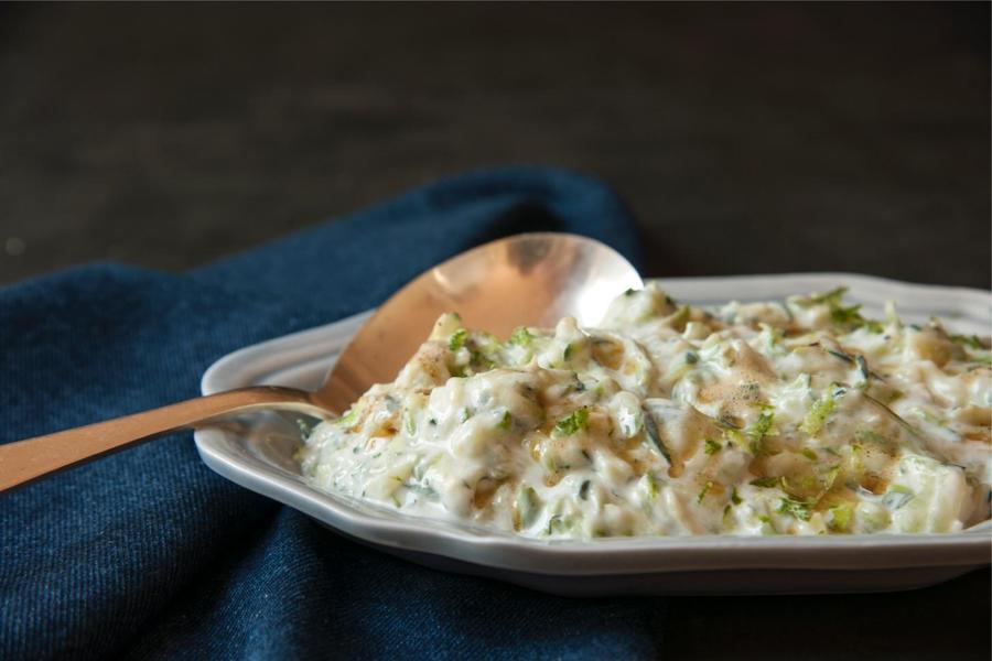 Pasta de Iogurte com Zest de Limão