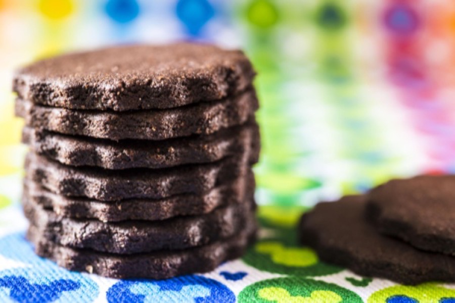 Biscoitos Fininhos de Menta