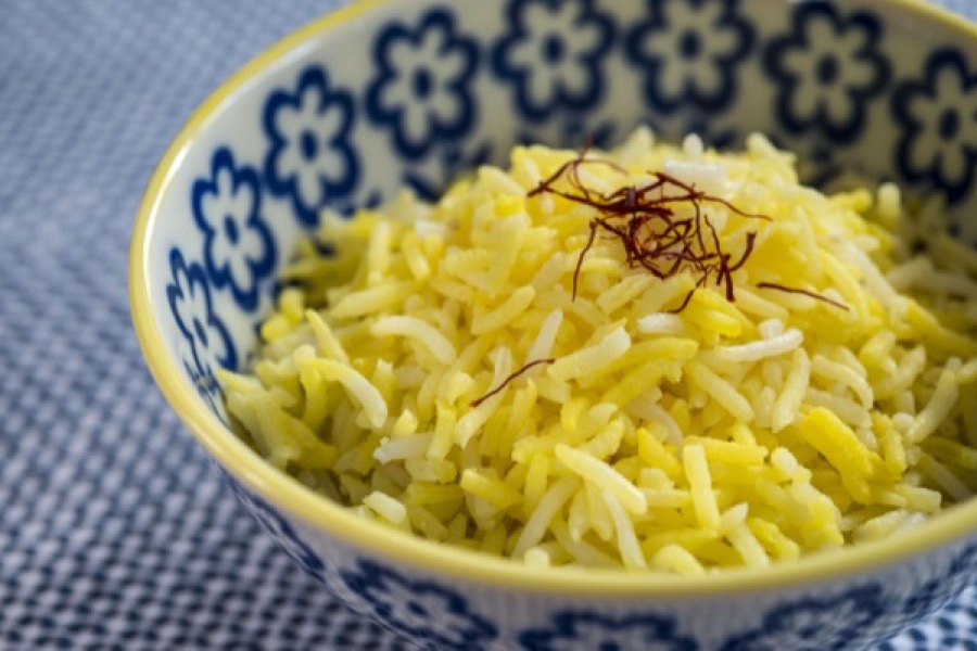 Arroz Basmati de Açafrão