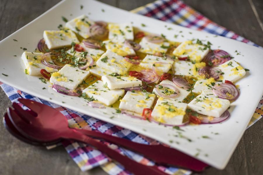 Queijo Feta Marinado