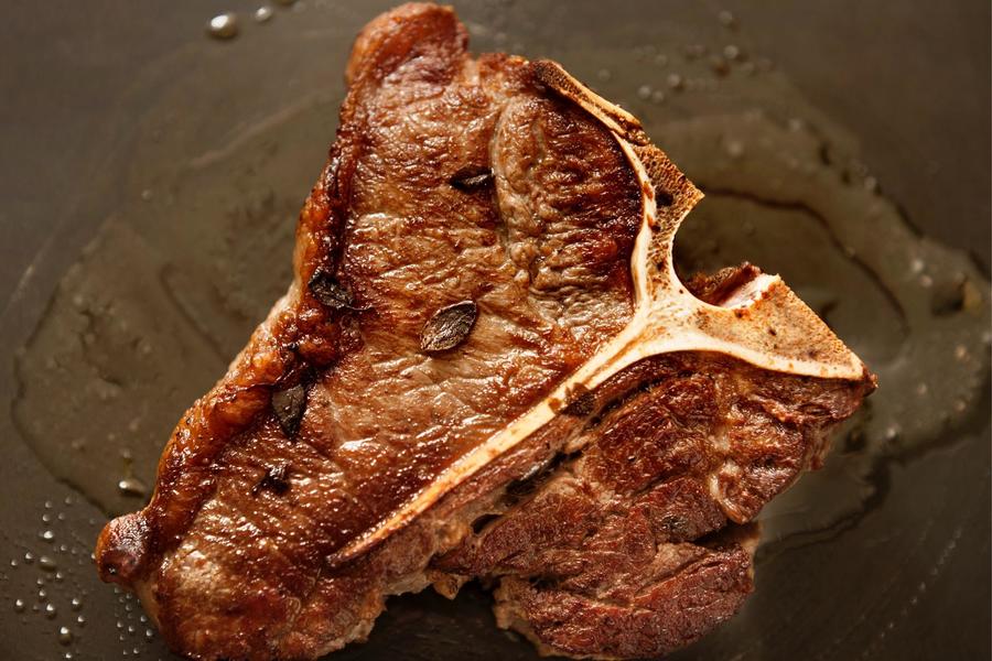 T-Bone Steak de Baby Búfalo 