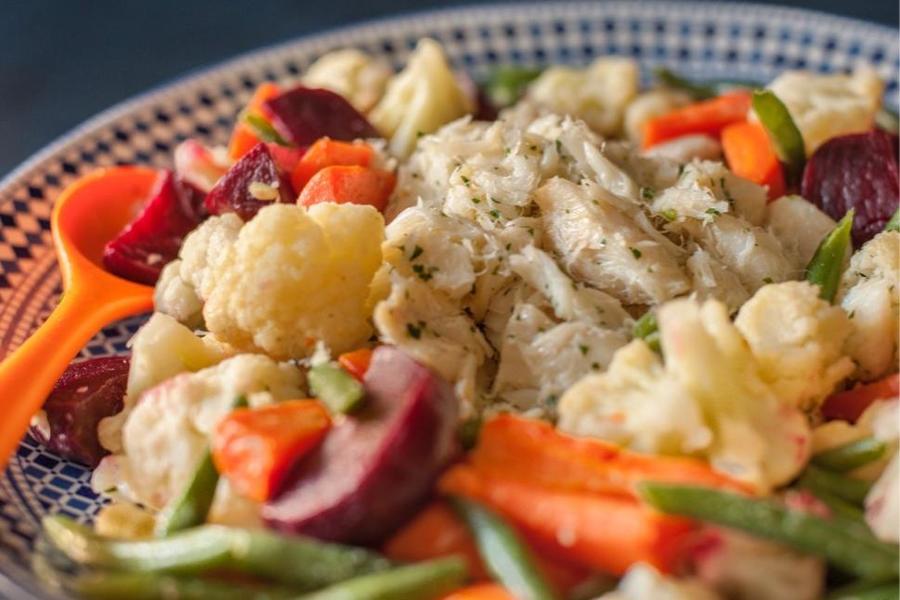 Bacalhau com Verduras