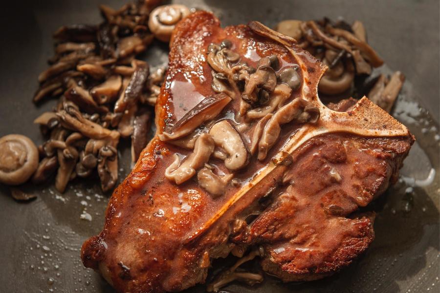 T-Bone Steak de Baby Búfalo