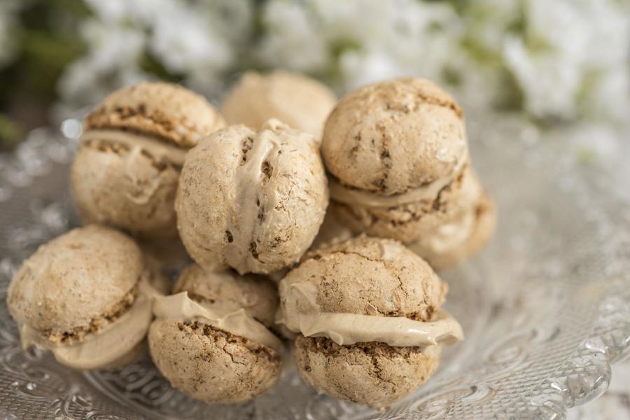 Macarons com Recheio de Café