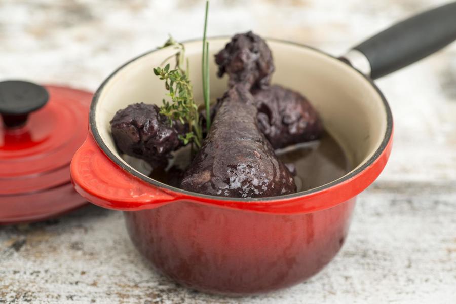 Frango ao Vinho (Coq Au Vin)