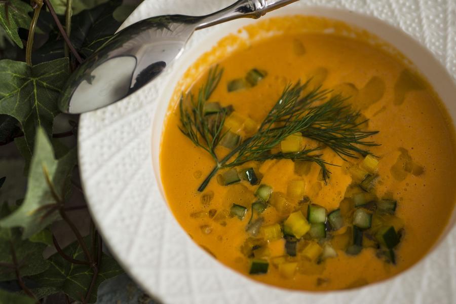 Gazpacho (Sopa Fria à Base de Tomate)