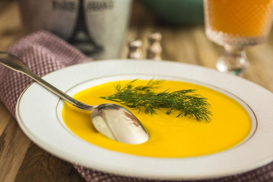 Sopa de Cenoura e Laranja