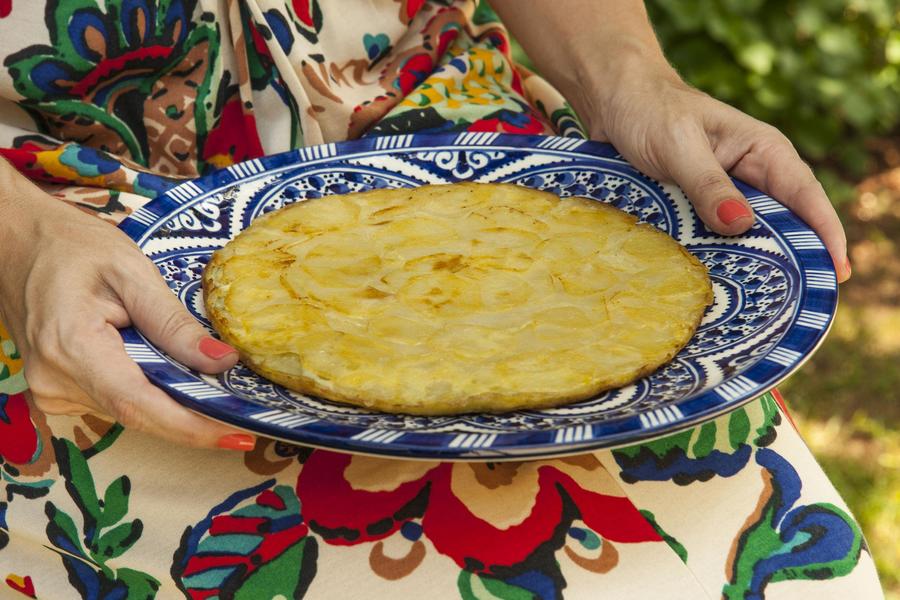 Omelete de Batata e Cebola