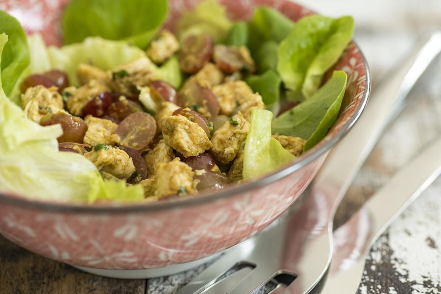 Salada Indiana com Molho ao Curry