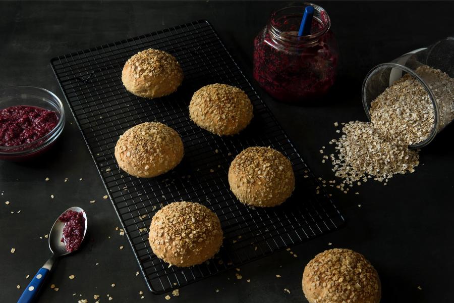 Pãozinho de Aveia e Melaço