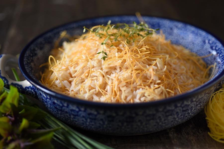 Arroz com Macarrão Cabelo de Anjo