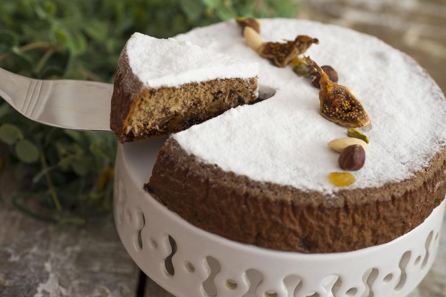 Panforte  (Torta de Castanhas, Frutas Secas e Mel)