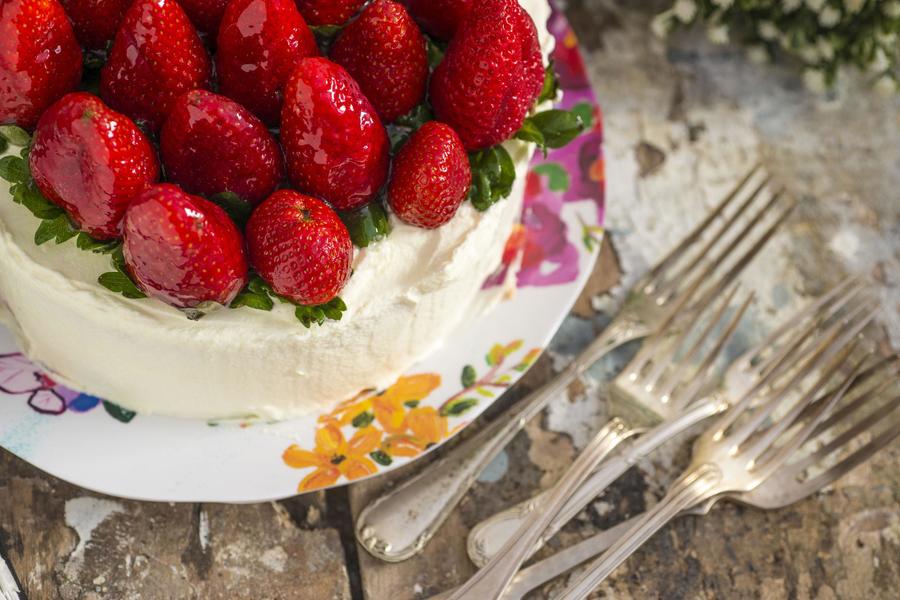 Bolo de Brigadeiro de Morango