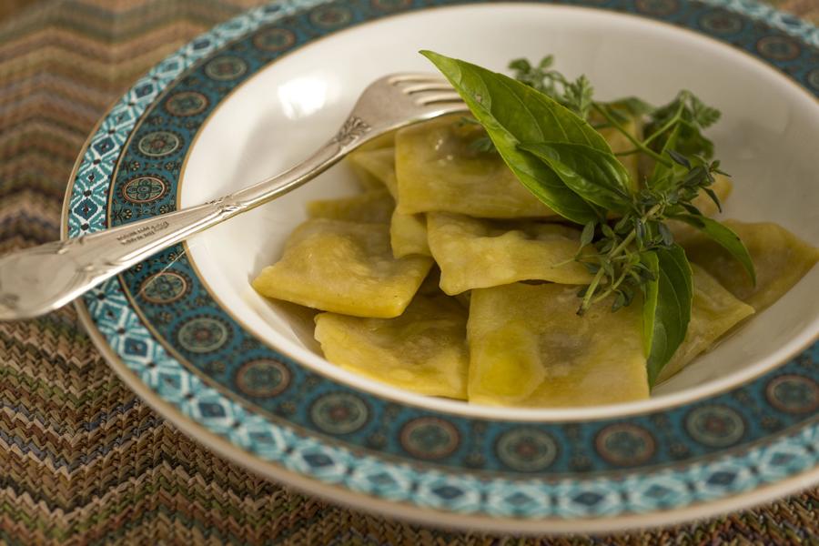 Ravioli de Foie Gras a l’Huile d’Olive