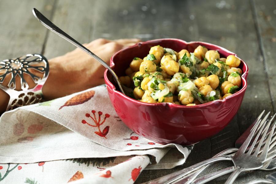 Salada Rápida de Grão-de-Bico