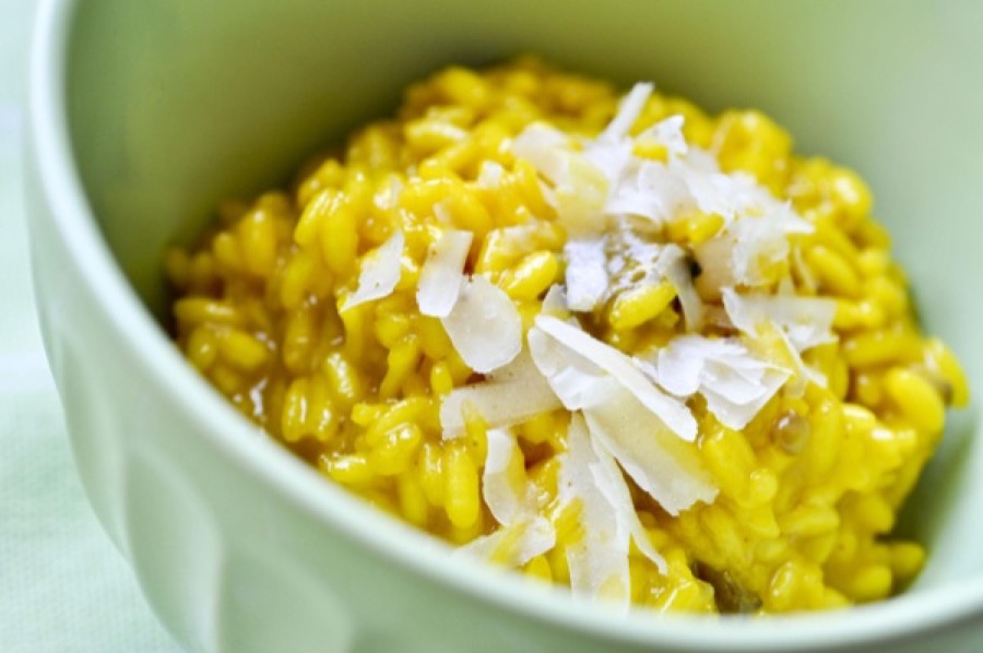 Risoto com Açafrão à Milanesa