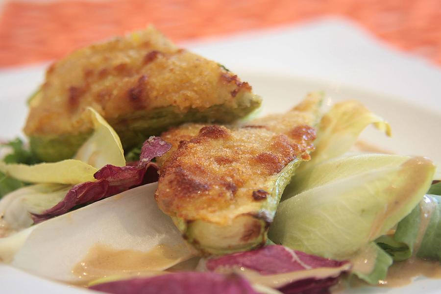 Salada Melangée com Abobrinha e Roquefort