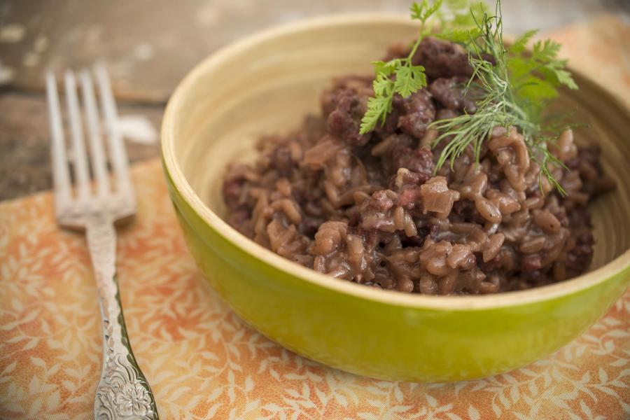 Risotto de Salsiccia al Barolo