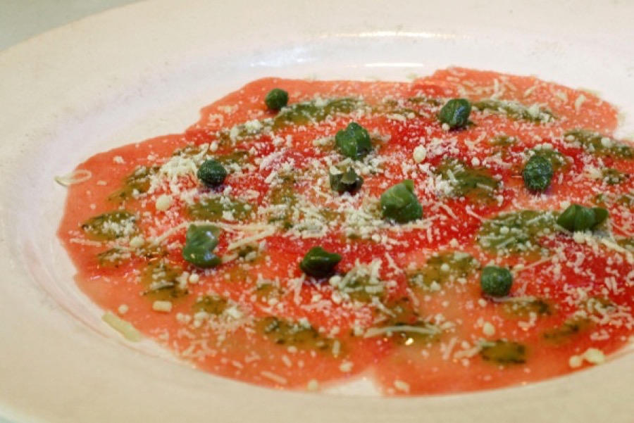 Carpaccio da Helô Bacellar