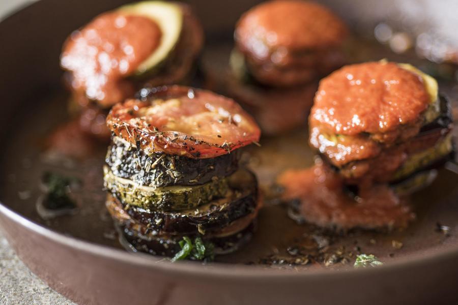 Ratatouille com Molho de Tomate