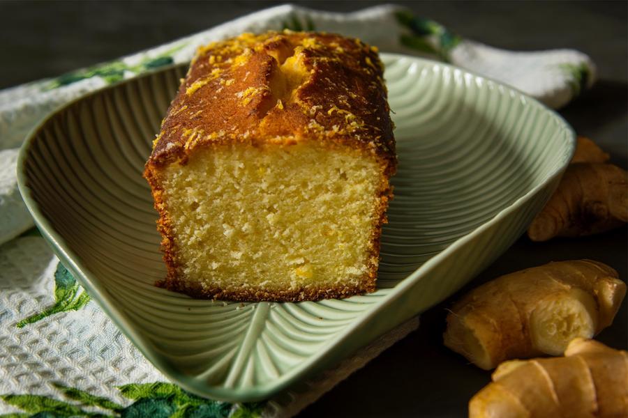 Bolo de Limão-Siciliano e Gengibre