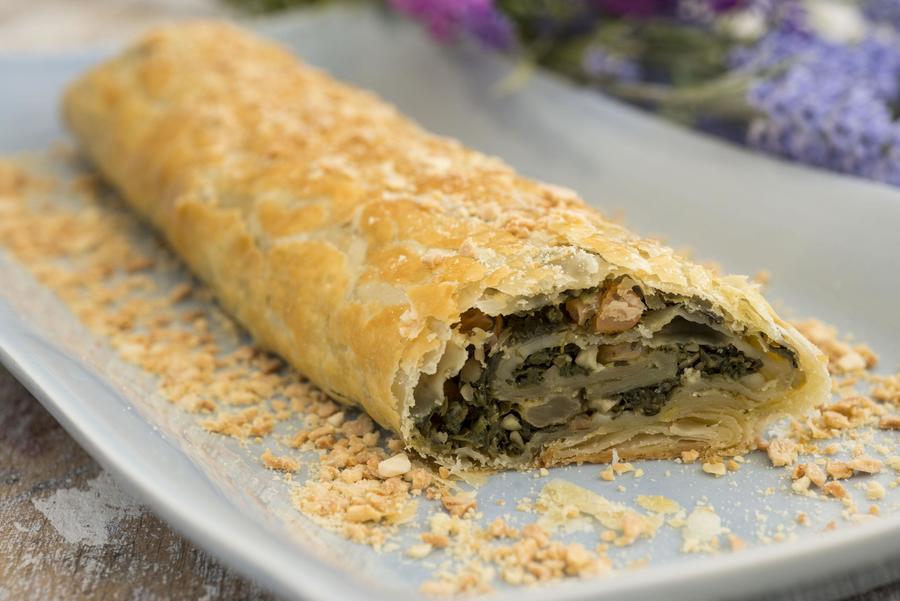  Strudel de Espinafre com Gorgonzola