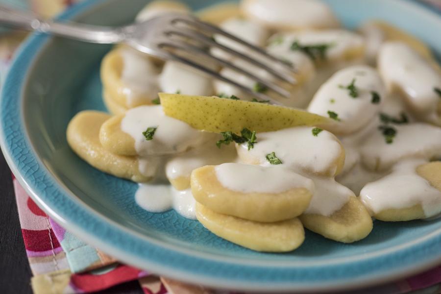  Pasta Artesanal ao Creme de Gorgonzola e Pera