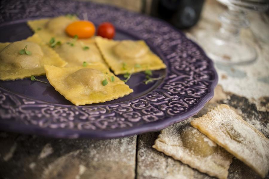 Massa Básica de Macarrão com Recheio de Carne