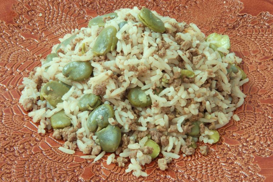 Arroz com Fava