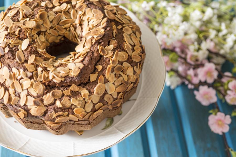 Bolo de Chocolate com Amêndoa