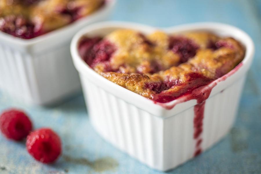 Clafoutis de Framboesa Clafoutis de Framboesa