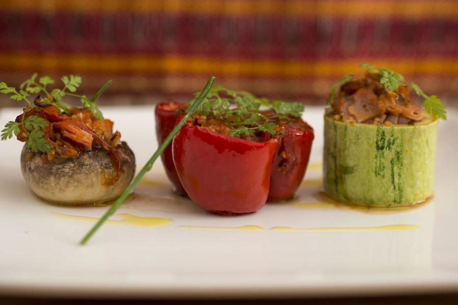 Petits Légumes Farcis aux Anchoix