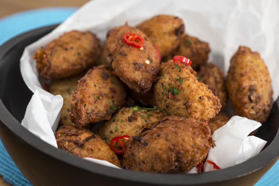 Bolinhos de Arroz com Cogumelos