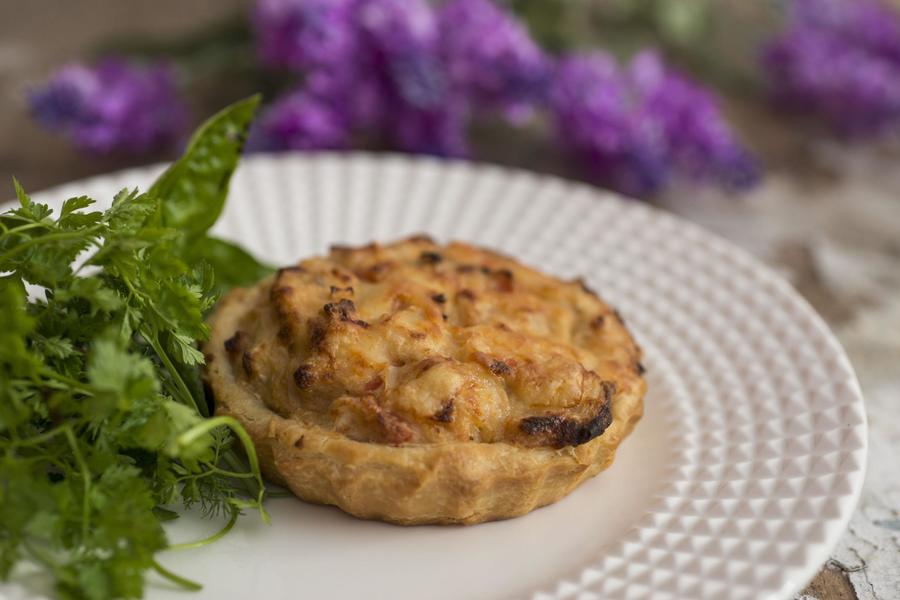 Quiche de Frango e Palmito