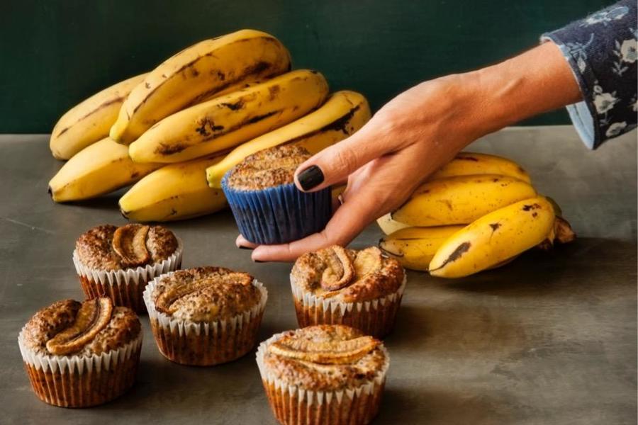 Muffin de Banana e Sementes de Chia