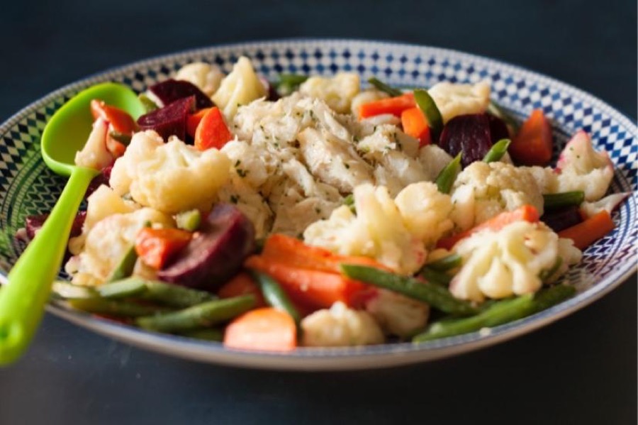 Bacalhau com Verduras