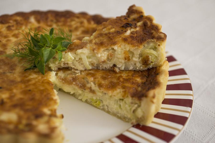 Quiche de Alho-Poró