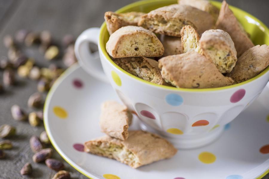 Biscotti de Limão e Pistache