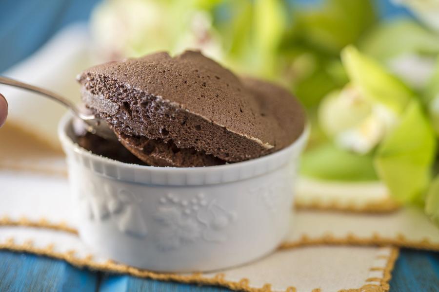 Soufflé de Chocolate e Amaretto