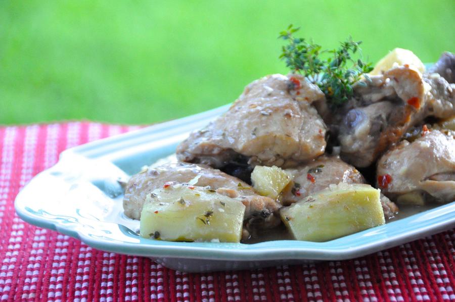 Frango Apimentado com Batata-Doce