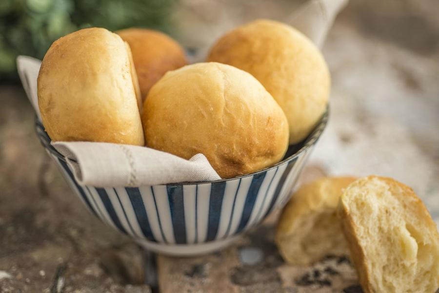 Pão de Batata com Recheio de Catupiry