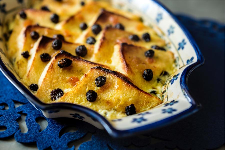 Pudim de Pão com Manteiga