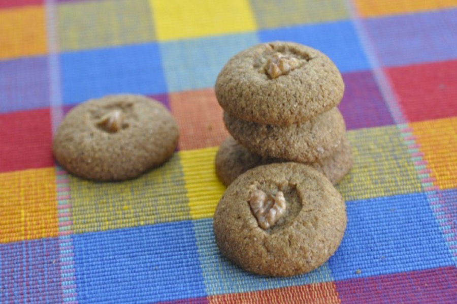 Biscoitos de Amaranto e Nozes com Conhaque