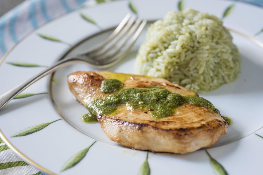 Filé de Frango ao Pesto