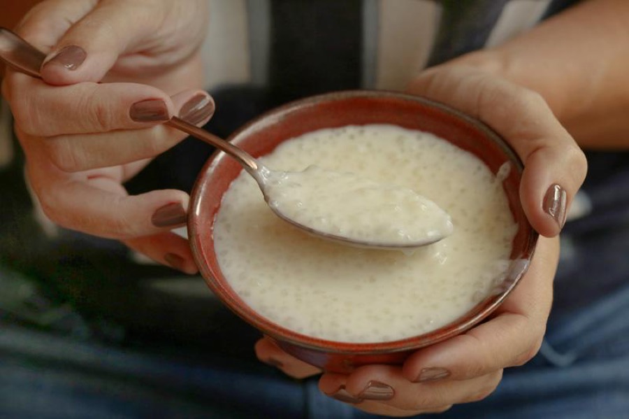 Mingau de Tapioca Mingau de Tapioca