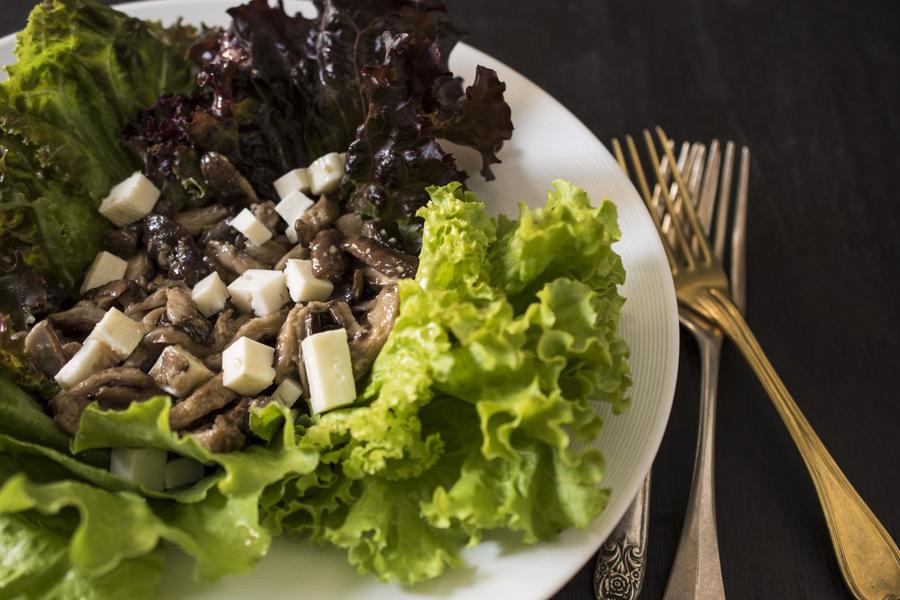 Salada com Shiitake