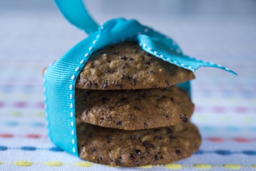 Biscoitos de Quinua Vermelha e Nozes