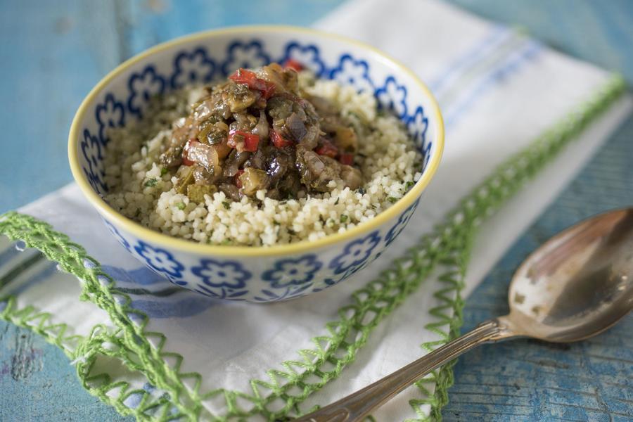 Caponata com Couscous