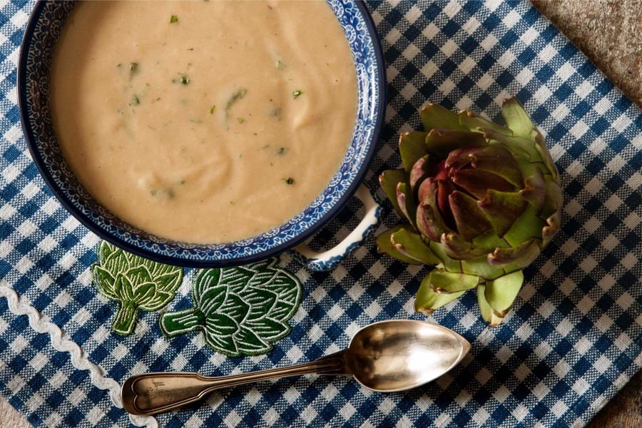 Sopa de Alcachofra e Batata