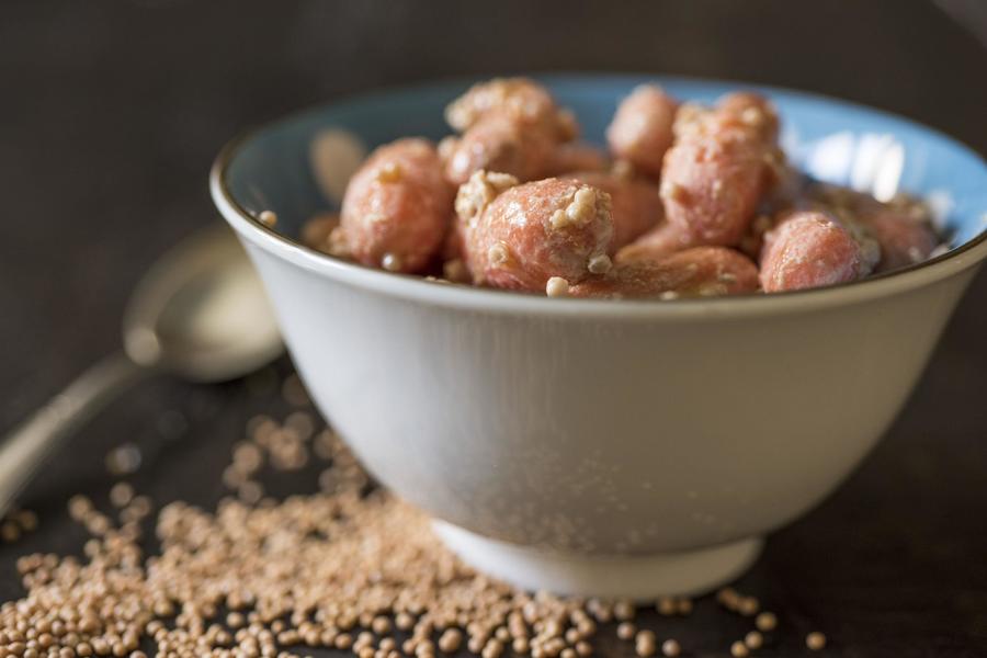  Cenouras Glaçadas com Mostarda de Bordo